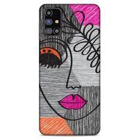 Lopard Samsung Galaxy M31s Uyumlu Kılıf Manipülasyon ☻ (2) Kabı Desenli