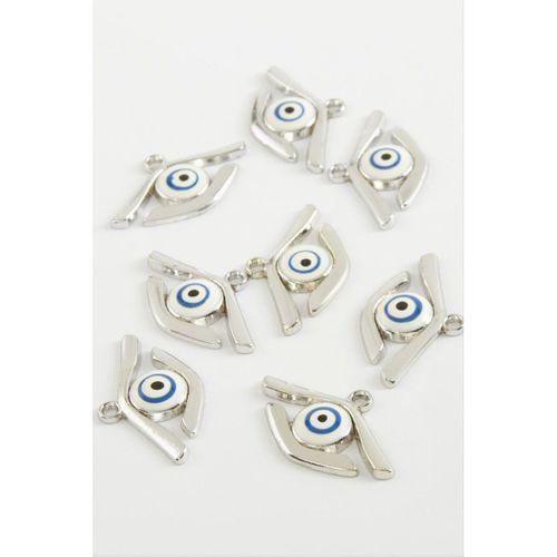 Göz Tek Kulplu Mineli Bileklik ve Kolye Ucu Aparatı 1 Adet