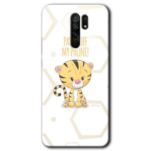 Xiaomi Redmi 9 Kılıf Baskılı Kapak - Sevimli Kedi 1 +Tam Kaplayan Mat Seramik