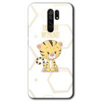Xiaomi Redmi 9 Kılıf Baskılı Kapak - Sevimli Kedi 1 +Tam Kaplayan Mat Seramik