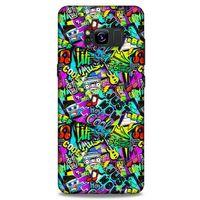 Graffitix (9) Desenli Silikon Kapak Samsung Galaxy S8 Kılıf