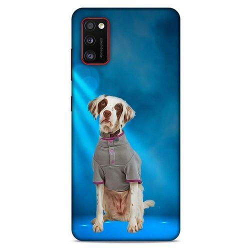 Samsung Galaxy A41 Kılıf Köpek Kıyafetleri (40) Fit Silikon Kılıf Dalmaçyalı Tşirt