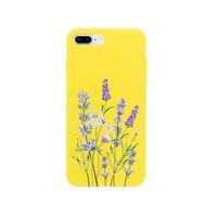 iPhone 7 Plus Lavender Premium Sarı Lansman Silikonlu Kılıf