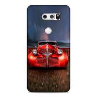 Lopard LG K40S Uyumlu Kılıf PickUpX (43) Thin Fit Kılıf Kırmızı Ateşli