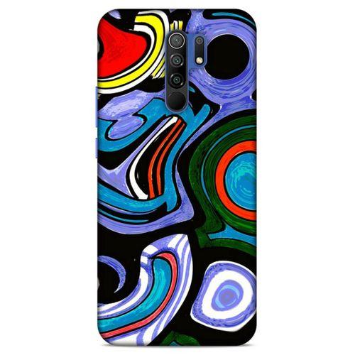 Lopard Xiaomi Redmi 9 Uyumlu Kılıf Soyut Sanat (25) Baskılı Antişok Kapak
