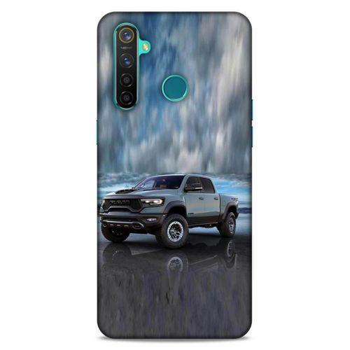 Lopard Oppo Realme 5 Pro Uyumlu Kılıf PickUpX (42) Rugged Armor Kılıf Bulut Mavi