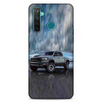Lopard Oppo Realme 5 Pro Uyumlu Kılıf PickUpX (42) Rugged Armor Kılıf Bulut Mavi