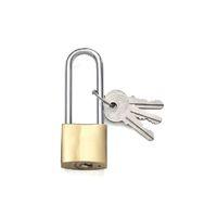 Sarı Uzun Asma Kilit 25 Mm