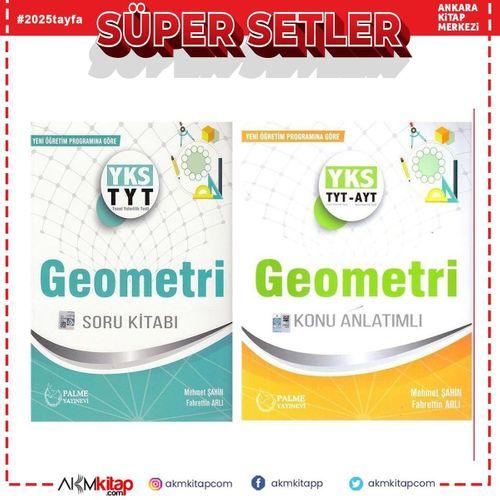 Palme Yayınları TYT Geometri Soru ve TYT AYT Geometri Konu Seti 2 Kitap