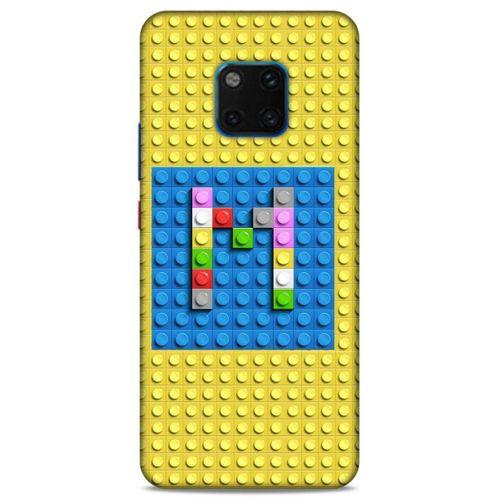 Lopard Huawei Mate 20 Pro Uyumlu Kılıf BloX (24) Darbe Emici Kılıf M Harfi