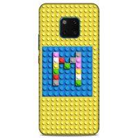 Lopard Huawei Mate 20 Pro Uyumlu Kılıf BloX (24) Darbe Emici Kılıf M Harfi