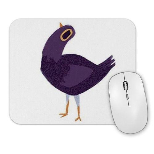 Trash Dove  Purple  Smiley Syd Weiler Mouse Pad