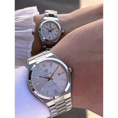 Raymond Ciflere Özel Sevgili Kombini 2 Yıl Garantili 5 Atm Suya Dayanklı Çift Saati CFT.06