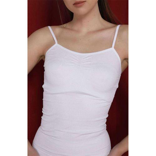 Elite Life 848 Kadın Dikişsiz Ribanalı İnce Askılı Atlet