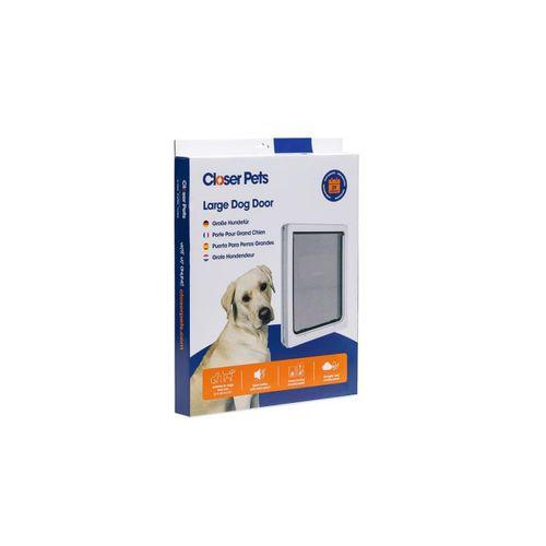 Beeztees DogMate Köpek Kapısı, Çift Yönlü, 2 fonksiyonlu, Beyaz, 44x36,5cm