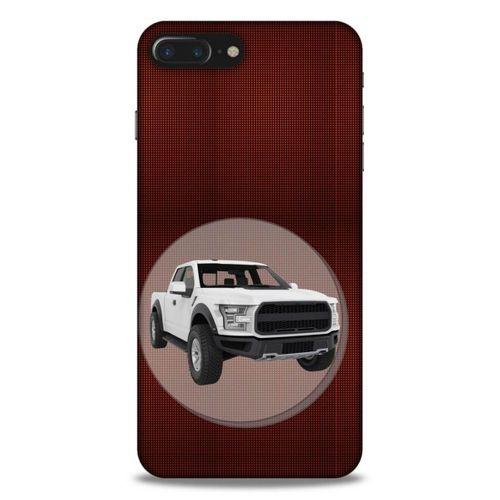 Lopard Apple Iphone 8 Plus Uyumlu Kılıf PickUpX (5) Koruma Kabı Krem