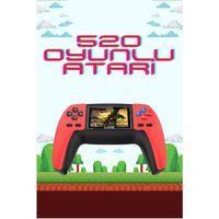 520 Retro Oyunlu El Konsolu Atari Oyun Konsolu Taşınabilir