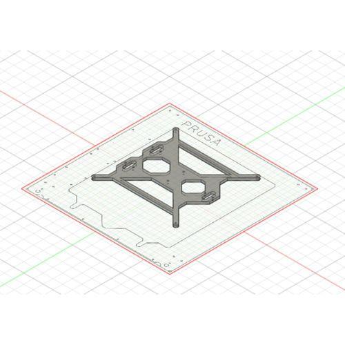 3D Baskı Hafif Dipol Anten Merkezi Parça