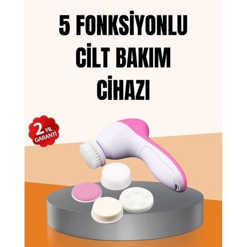 Derin Temizleme Ve Masaj İçin 5 Başlıklı Yüz Cilt Bakım Aleti