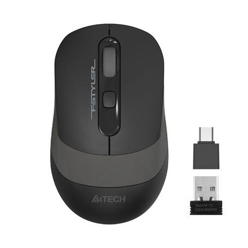 A4 TECH FG10CS SARJLI OPTIK MOUSE SILENT GRİ 2000 DPI