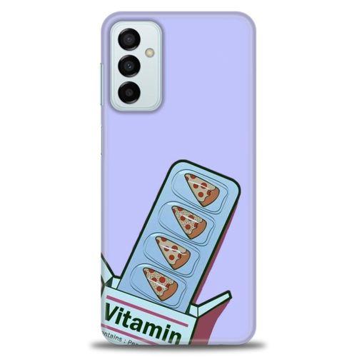 Samsung Galaxy M23 Kılıf HD Baskılı Kılıf - Vitamin + Tam Ekran Koruyucu