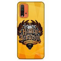 Xiaomi Redmi 9T Uyumlu Kılıf Motorsiklet (37) Silicone Cover Harley Davidson