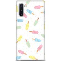 Samsung Galaxy Note 10 Kılıf HD Baskılı Kılıf - Renkli Dondurmalar + Tam Ekran Koruyucu