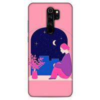 Xiaomi Redmi Note 8 Pro Kılıf Depresyon (3) Kapak Lacivert Turuncu