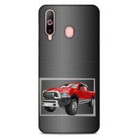 Lopard Samsung Galaxy A60 Uyumlu Kılıf PickUpX (15) Antişok Kılıf Kırmızı Siyah