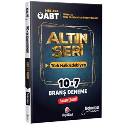 2026 MEB AGS ÖABT Altın Seri Türkçe Öğretmenliği Türk Dili ve Edebiyatı Öğretmenliği Türk Halk Edebiyatı 7 Deneme Dizgi