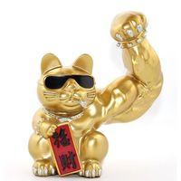 Polyester Şanslı Kedi Figürü