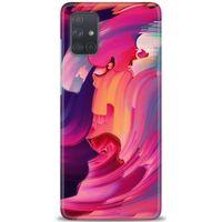 Samsung Galaxy A51 Kılıf HD Baskılı Kılıf - Renkler + Tam Ekran Koruyucu