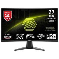 27 MSI MAG 276CXF 0.5MS 280HZ ADAPTIVESYNC FHD CURVE 1500R GAMING