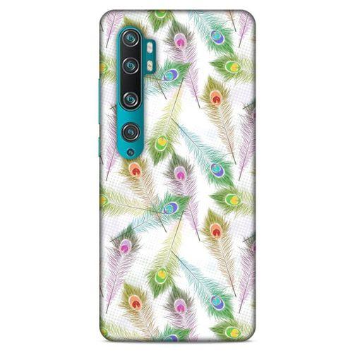Xiaomi Mi Note 10 Kılıf Desenli Özel Seri Tüyler (23) Ultra Koruma Kılıfı