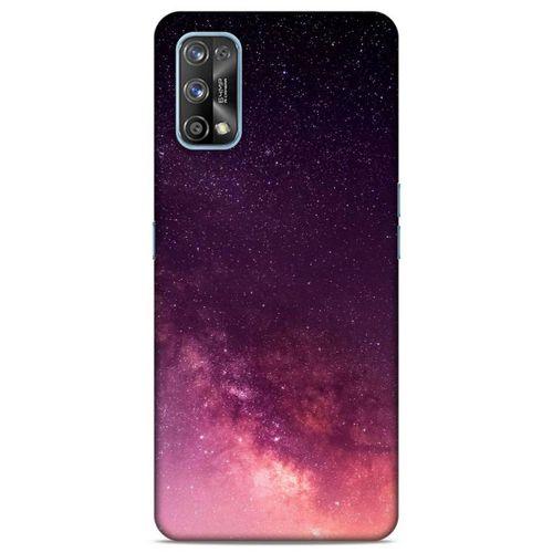 Lopard Oppo Realme 7 Pro Uyumlu Kılıf Gece'S (10) Full Koruma Kılıfı Kızıl Gece