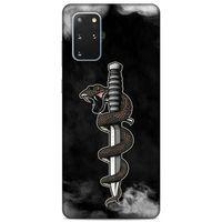 Lopard Samsung Galaxy S20 Plus Uyumlu Kılıf Tattoo's (11) Tam Koruma Yılan Dövmesi