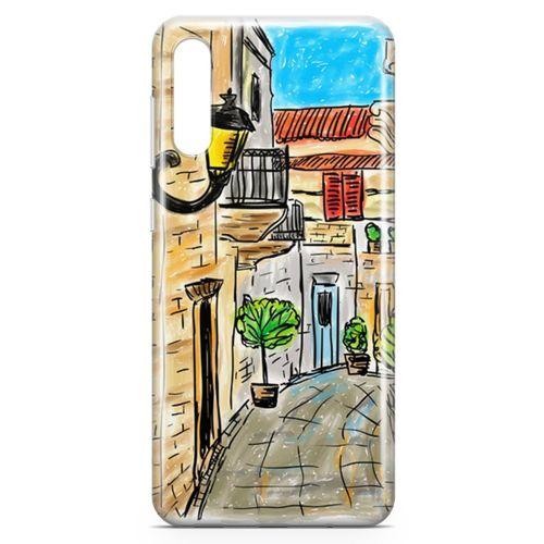 Samsung Galaxy A50 Kılıf Ada Sokakları Arka Kapak Koruma Desenli Full Koruyucu