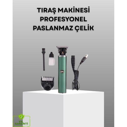 Profesyonel Şarjlı Tıraş Makinesi – 180 Dakika Kullanım, 2.5 Saat Hızlı Şarj, Evrensel Usb Şarj Girişli