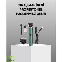 Profesyonel Şarjlı Tıraş Makinesi – 180 Dakika Kullanım, 2.5 Saat Hızlı Şarj, Evrensel Usb Şarj Girişli