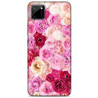 Lopard Oppo Realme C11 Uyumlu Kılıf Bahar (47) Crystal Flex Kılıf Güller