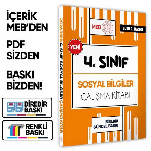 2026 MEB ÖDM İlkokul 4 Sınıf SOSYAL BİLGİLER Çalışma Kitabı Alıştırmalı Soru Bankası BASKI ÜCRETİ