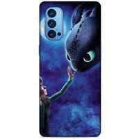 Oppo Reno 4 Pro Kılıf Dragons (40) Fit Silikon Kılıf Ejderha Takım Yıldızı