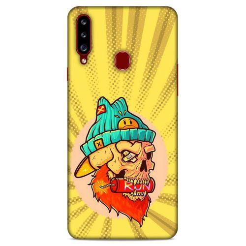 Lopard Samsung Galaxy A20s Uyumlu Kılıf Tattoo's (32) Soft Silikon Kılıf Run