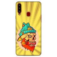 Lopard Samsung Galaxy A20s Uyumlu Kılıf Tattoo's (32) Soft Silikon Kılıf Run