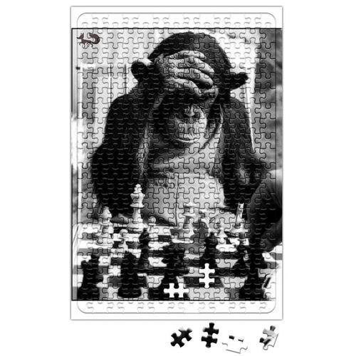Monkey Chess Maymun Santranç Puzzle 240 Parça Yapboz
