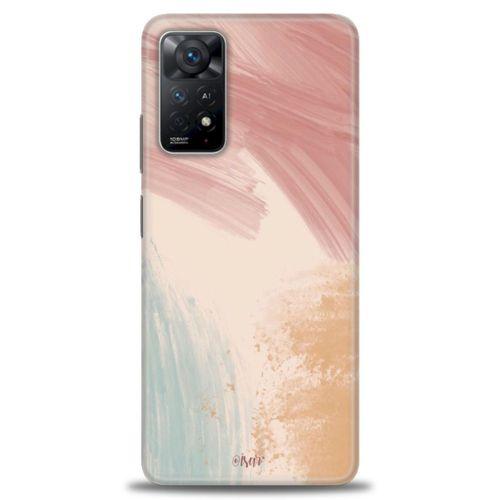 Xiaomi Redmi Note 11 Pro Kılıf HD Baskılı Kılıf - Soft Renkler + Tam Ekran Koruyucu