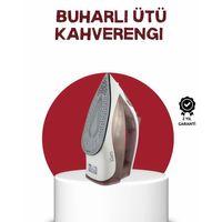 Seramik Tabanlı Buharlı Ütü 2200w Dikey Ütüleme 300ml Kahverengi