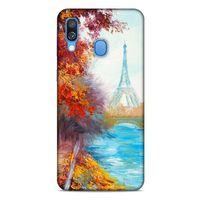 Cityx (23) Samsung Galaxy A40 Kılıf Silikon Kapak Desenli