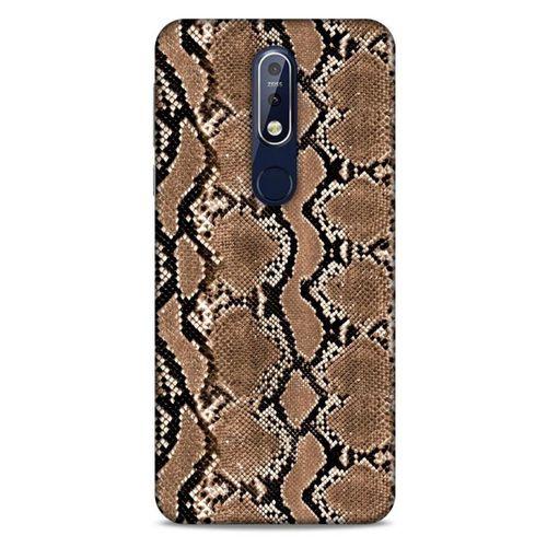 Animax Yılan Derisi Nokia 7.1 Kılıf Desenli Silikon
