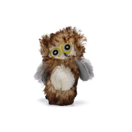 Beeztees Kedi Oyuncağı, Baykuş, Peluş, 3 Kediotu Topu, 9,5cm